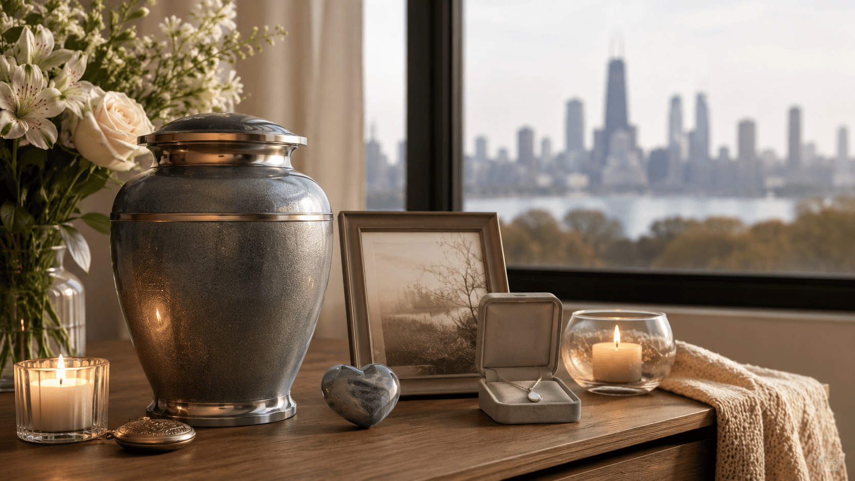 Choosing Funeral Urns and Keepsakes in Chicago: A Meaningful Way to Honor a Loved One